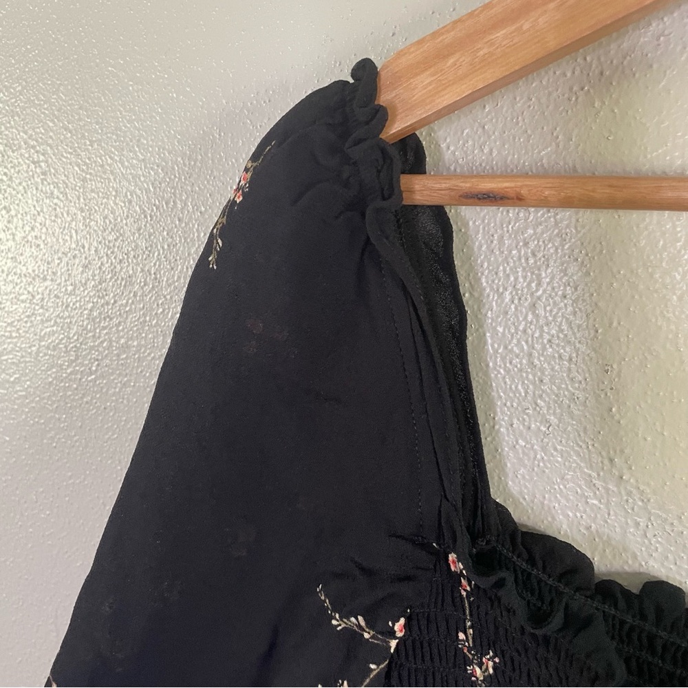 Reformation | Kelli Dress in Black with Pink floral, size small - Picture 14 of 14